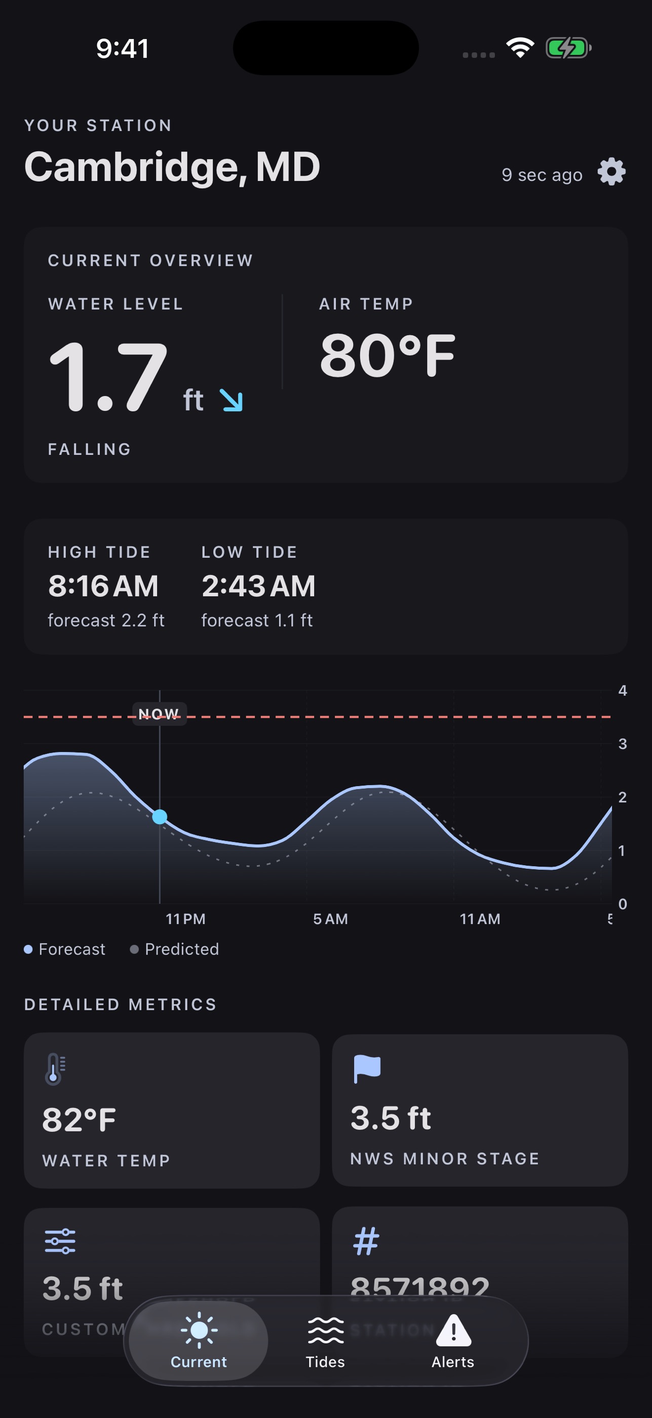 Screenshot 1 of CoastWarn