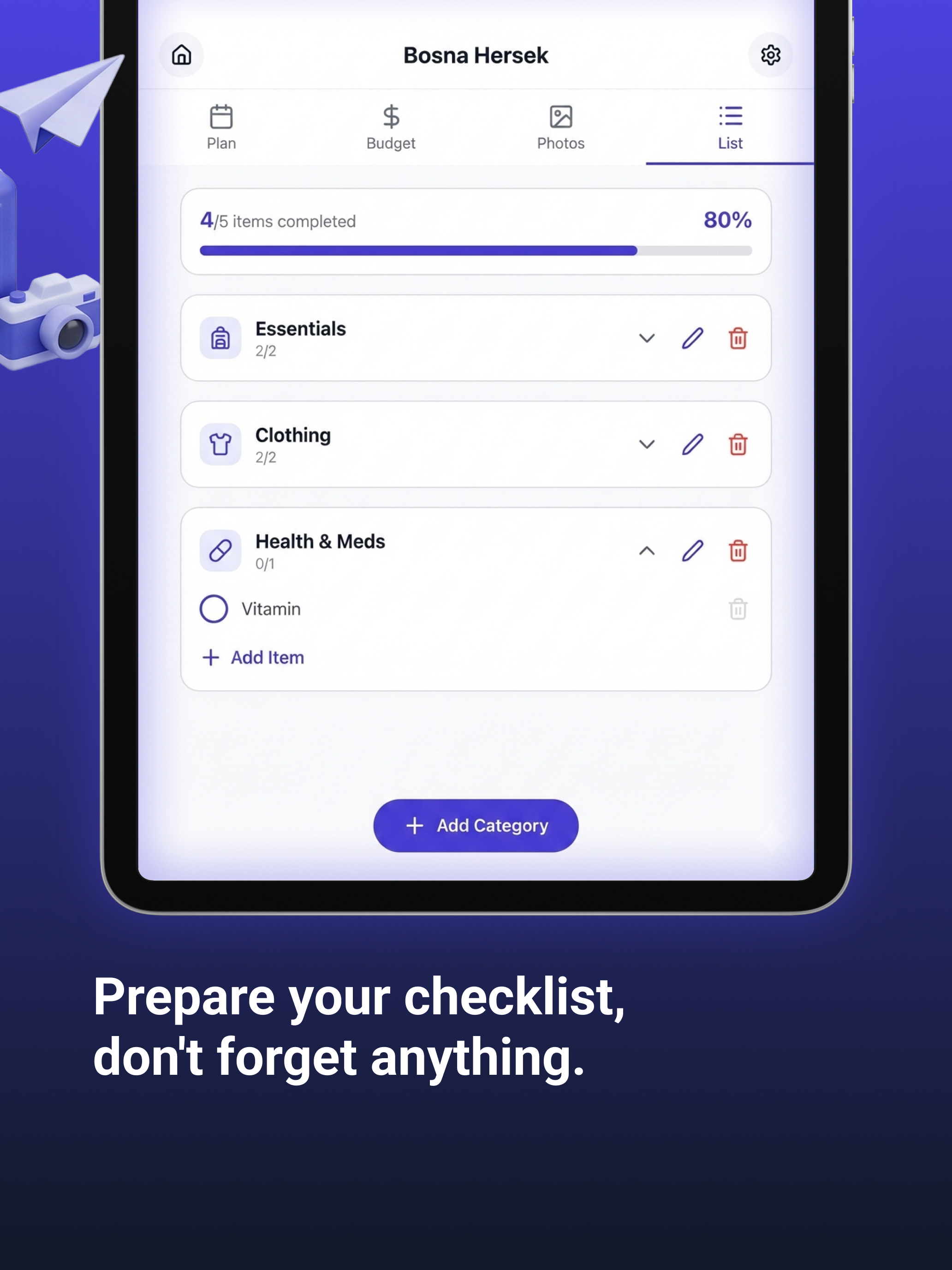 Triply: Planeje sua viagem