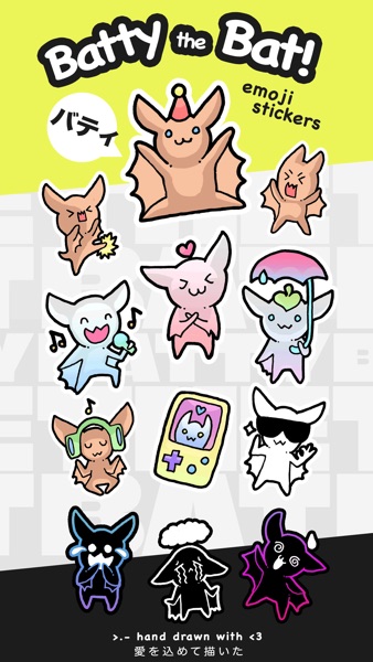 【图】Batty the Bat Stickers(截图1) 【图】Batty the Bat Stickers(截图1)