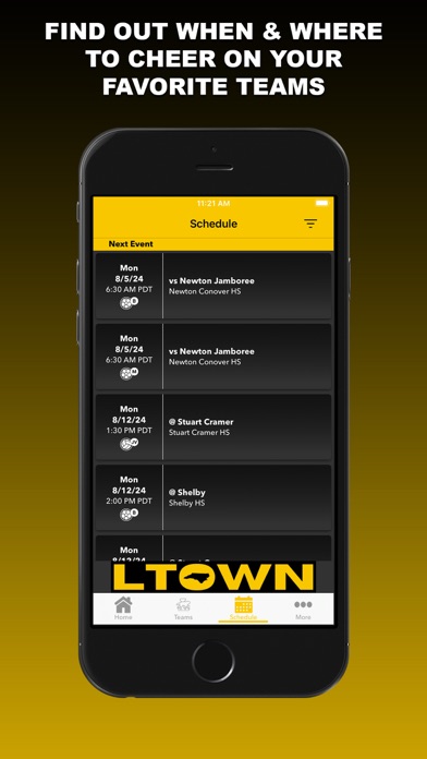 Lincolnton Wolves Athletics Screenshot