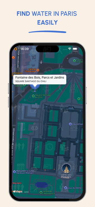 Paris Water Map Screenshot 3 of 5