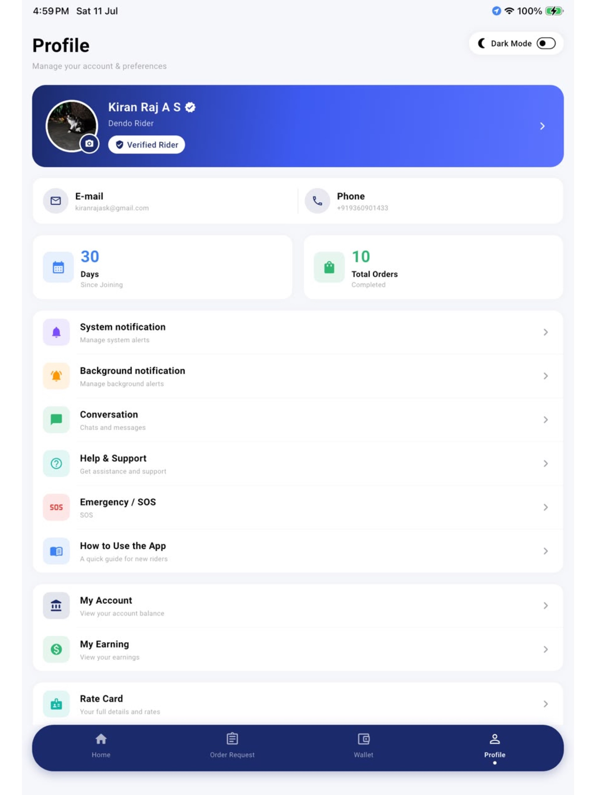 Dendo: Delivery Partner screenshot 9