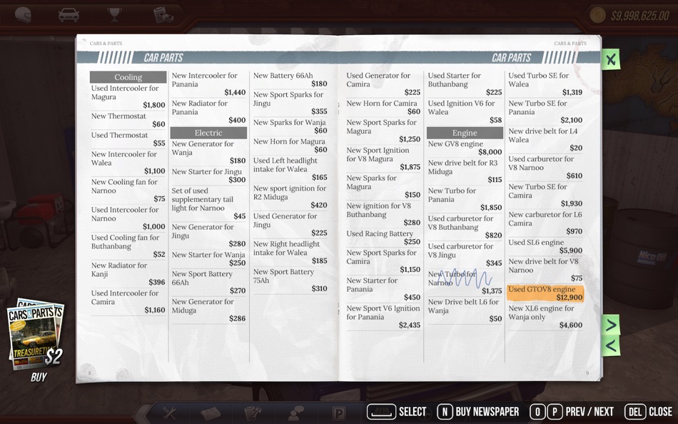 #6. Revhead Garage Deluxe (macOS) By: Creative Pudding Hungary Llc.