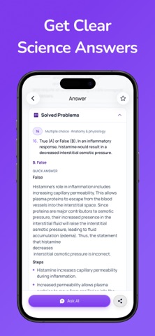 Biology AI - Homework Helper iPhone screenshot