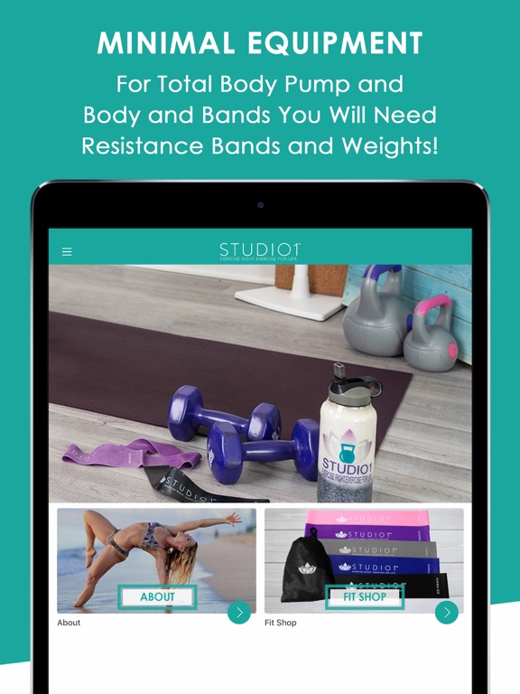 STUDIO1 by Fitness with Maria iPad screenshot 5 - Health & Fitness app