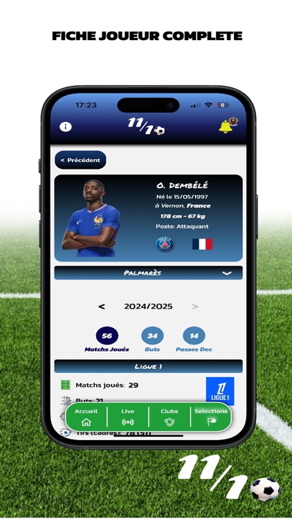 11sur10 – Résultats Foot Live screenshot-3