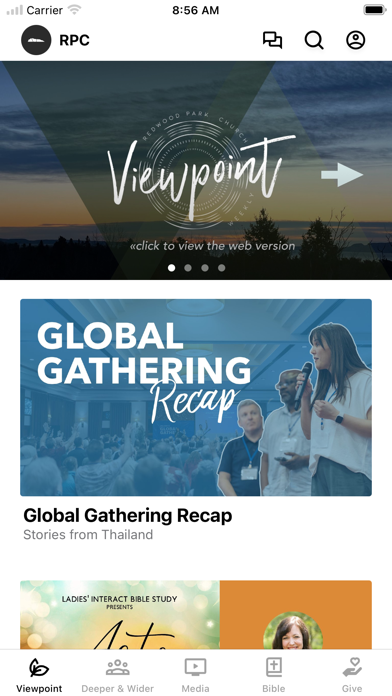 Redwood Park Church Screenshot