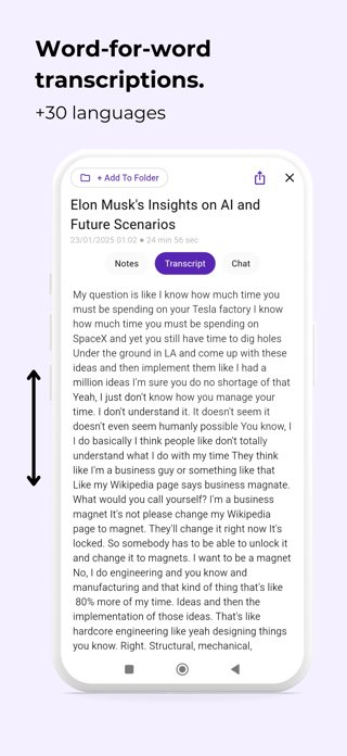 Instant AI Notes & Transcript Screenshot 3 of 6