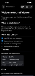 .md Viewer screenshot
