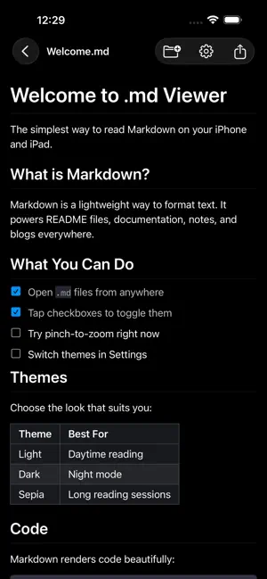 .md Viewer screenshot 3