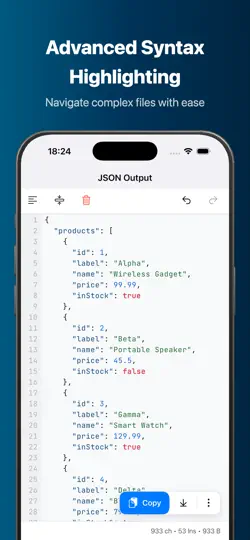 Screenshot von YAML Tools auf dem iPhone 4