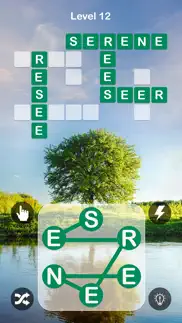 word cross: zen crossword game iphone screenshot 1