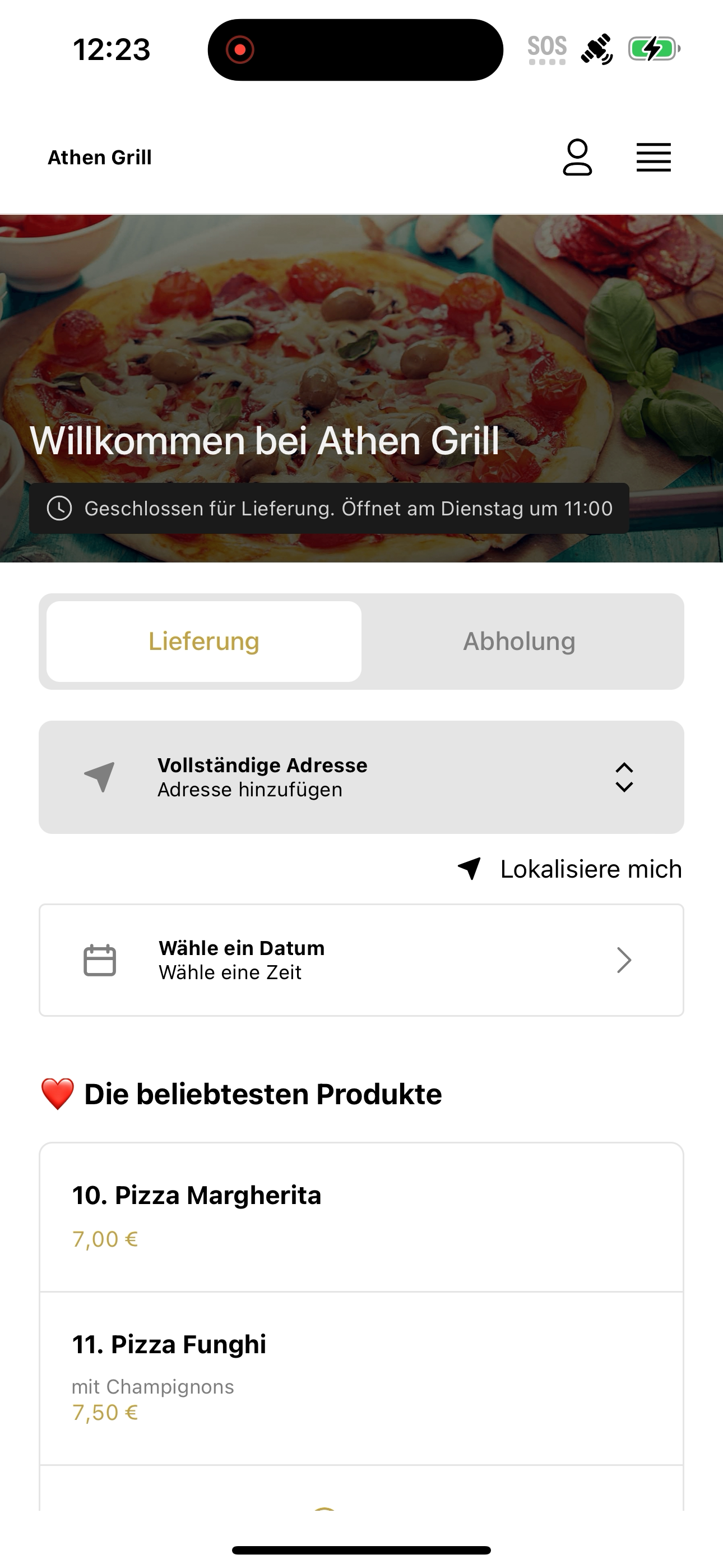Athen Grill Bielefeld screenshot 2