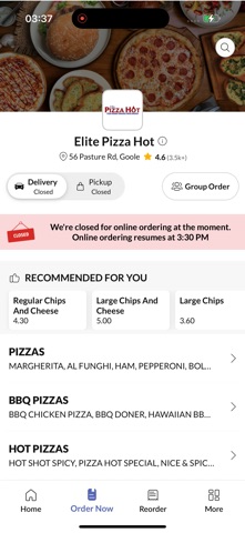 Elite Pizza Hot. Screenshot 2 of 4