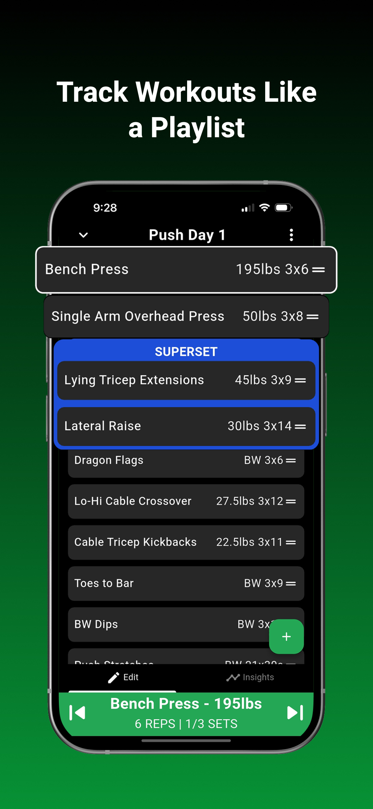 Grin&Gain: Gym Workout Tracker screenshot 4