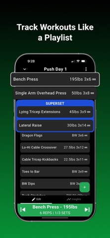 Grin&Gain: Gym Workout Tracker screenshot