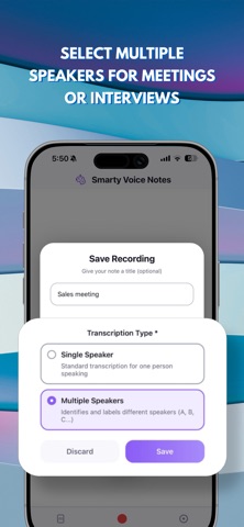 Smarty Voice Notes & Meetings Screenshot 8 of 9