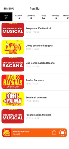 Tropicana FM para iPhone screenshot