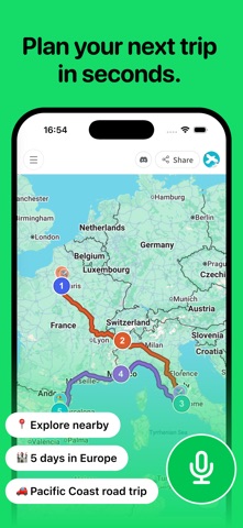 Roadigo: Route planner with AI screenshot