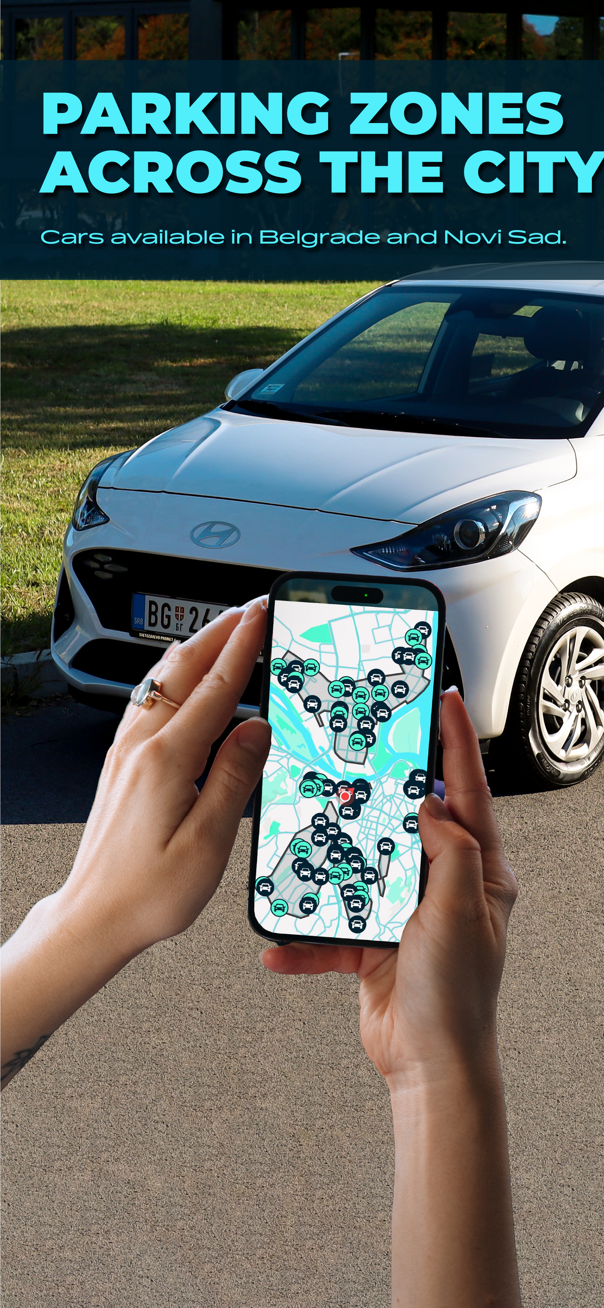 Anygo - carsharing in Belgrade