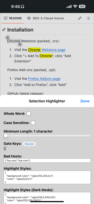 Selection Highlighter Screenshot 3 of 3