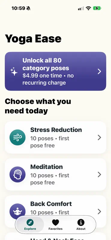 Yoga Ease: Gentle Poses screenshot 3 of 5