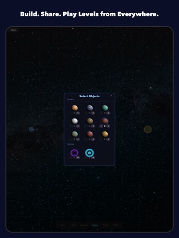 Gravity Well - Physics Puzzle iPad screenshot