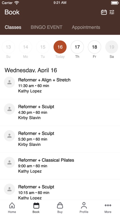 Studio Be Pilates, Barre, Melt