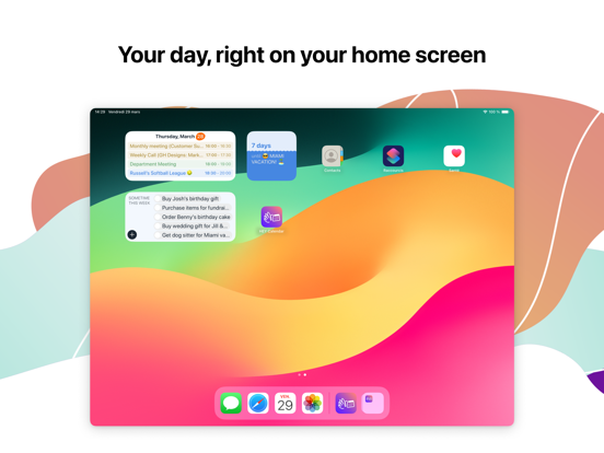 HEY Calendar iPad screenshot 9 - Productivity app