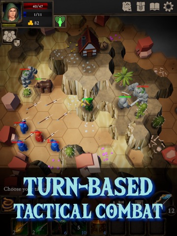 All Who Wander: Roguelike RPG iPad screenshot