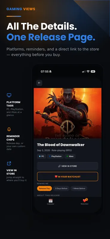 Gaming Views: Game Tracker screenshot 4 of 5