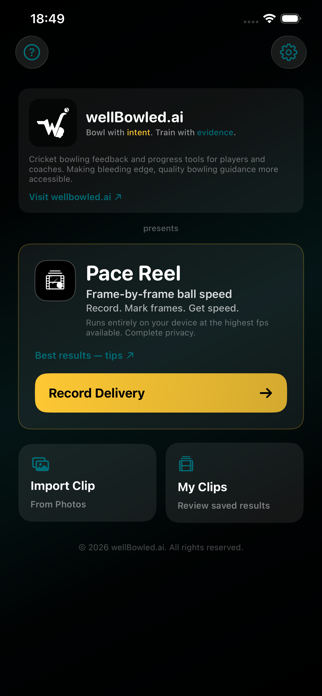 wellBowled Screenshot 1 of 10