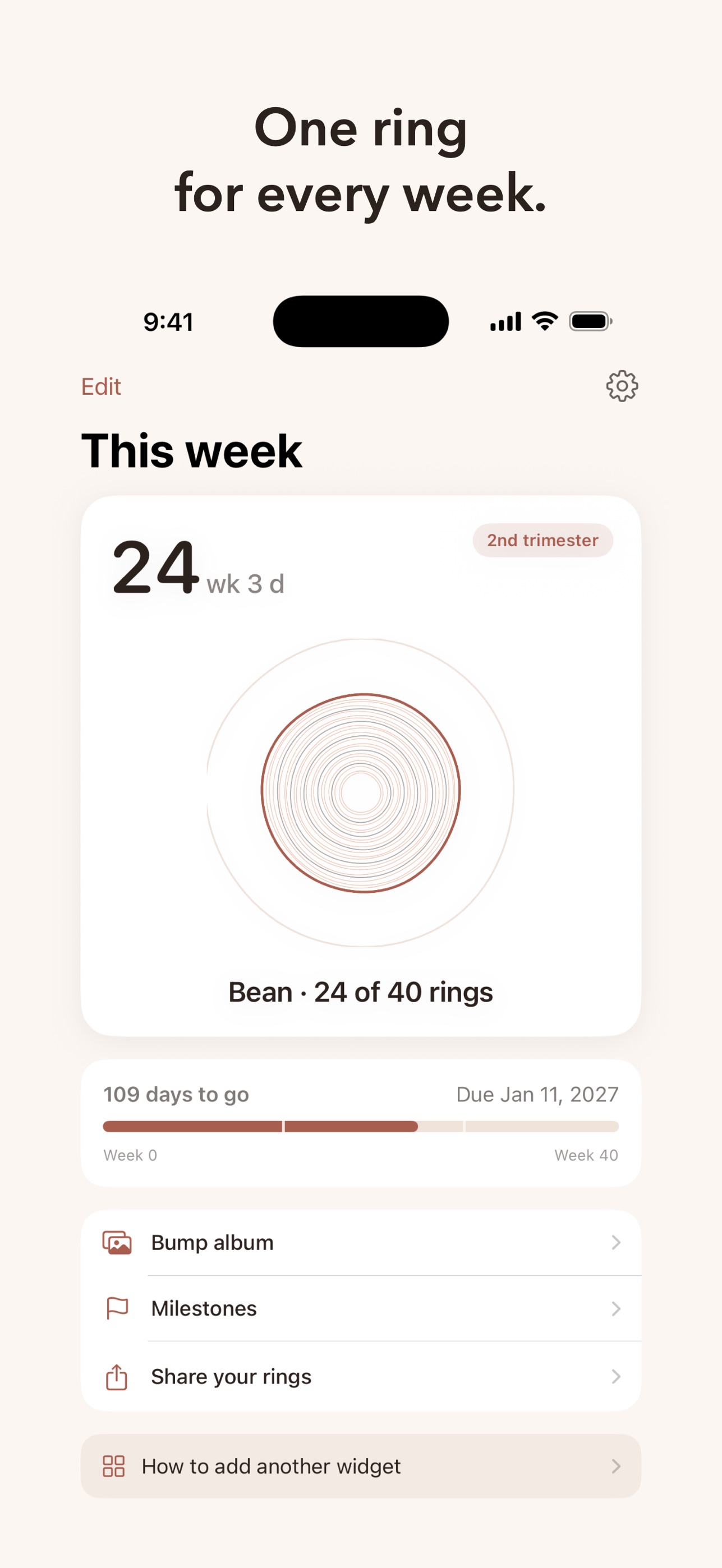 Screenshot 2 of Weekly Bump – Pregnancy Week