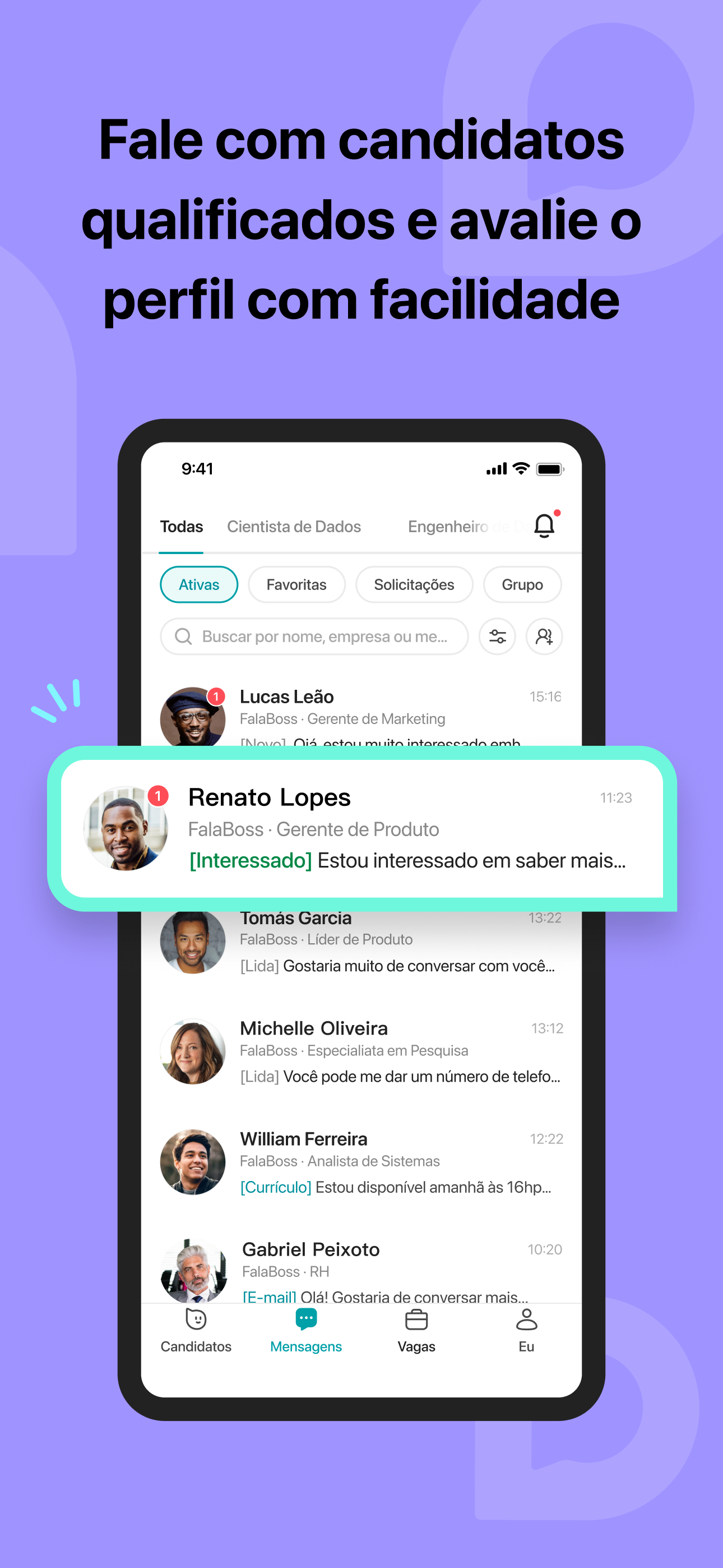 FalaBoss: Vagas por Chat screenshot 6