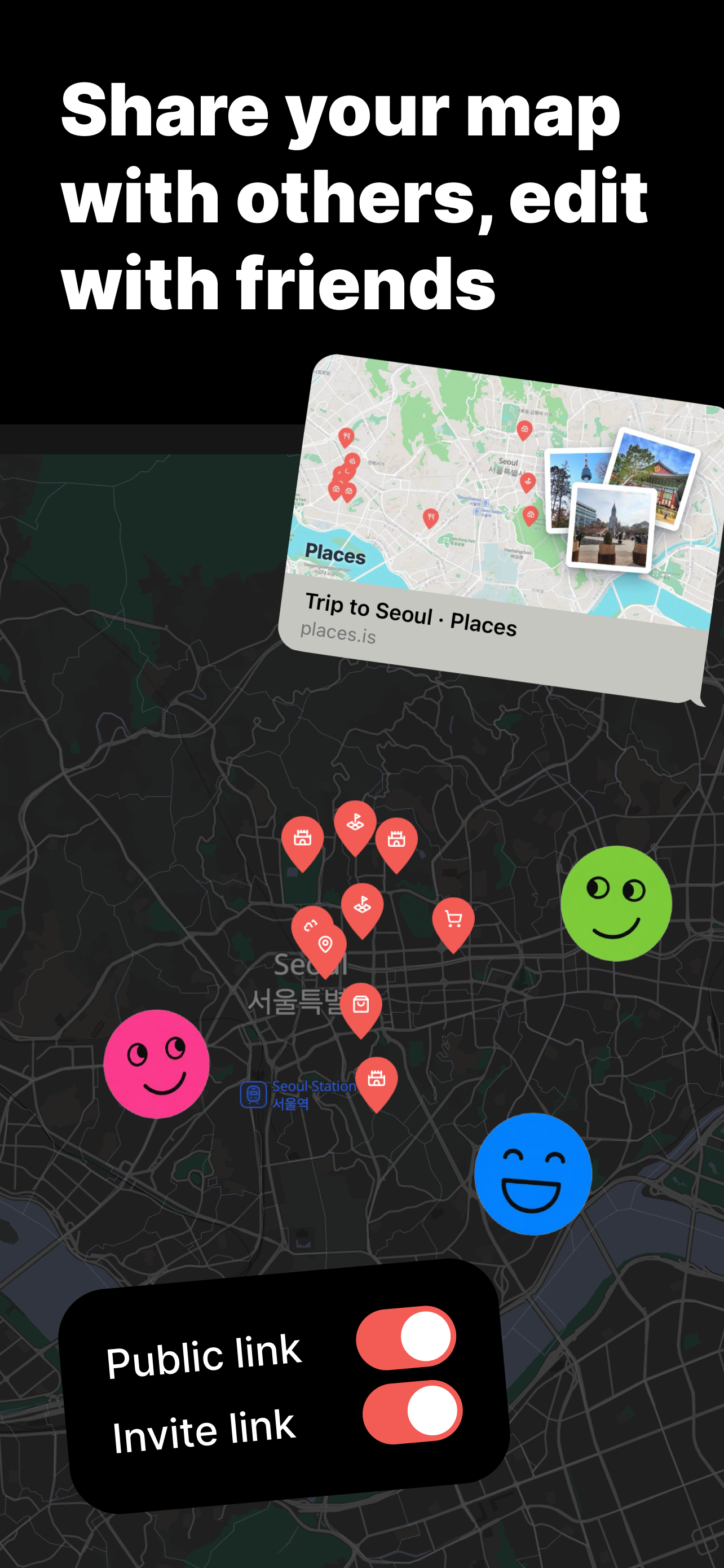 Places: Shared Real-time Maps screenshot 3