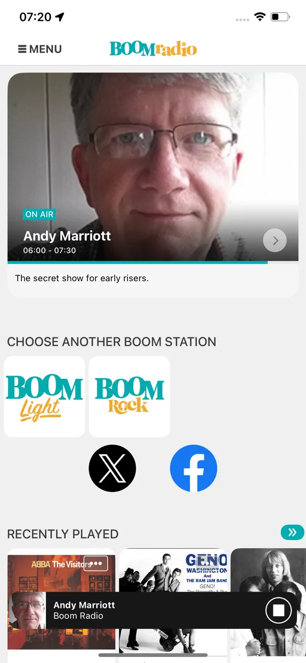 Screenshot #1 pour Boom Radio UK