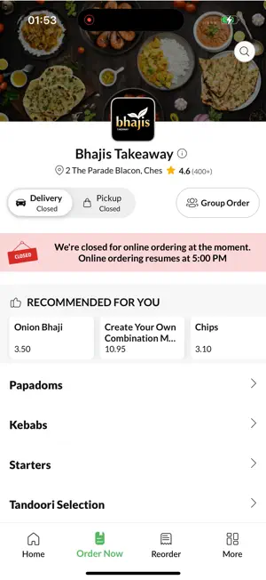 Bhajis Takeaway screenshot 2