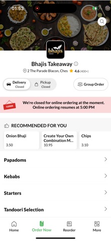 Bhajis Takeaway Screenshot 2 of 4