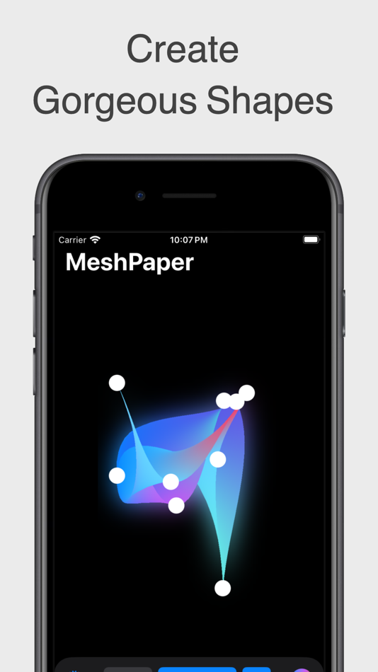 #1. MeshPaper: Wallpaper Generator (iOS) 由: MCRICH LLC
