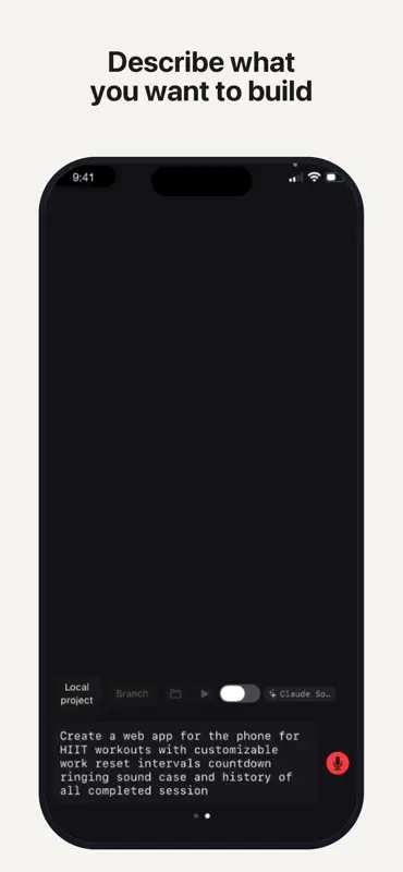 MobileCodeAI screenshot 2 of 5
