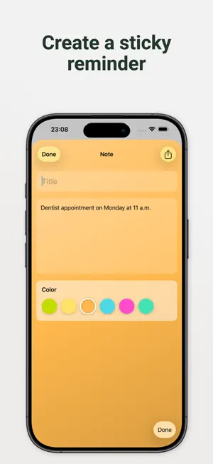 Sticky Notes : StickMe iPhone App