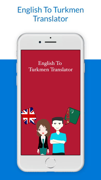 English To Turkmen Translator iPhone screenshot