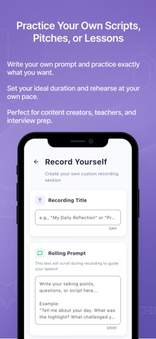 Talk To Cam: Confidence App screenshot