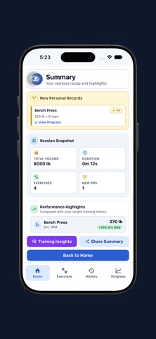 IronStack: Simple Workout Log Screenshot 7 of 10