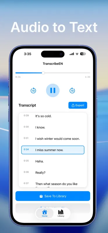 TranscribeEN: Video to Text screenshot 2 of 5