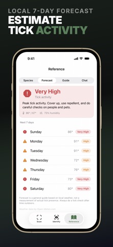 Tick Scanner: TickIQ iPhone screenshot