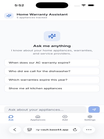 App screenshot