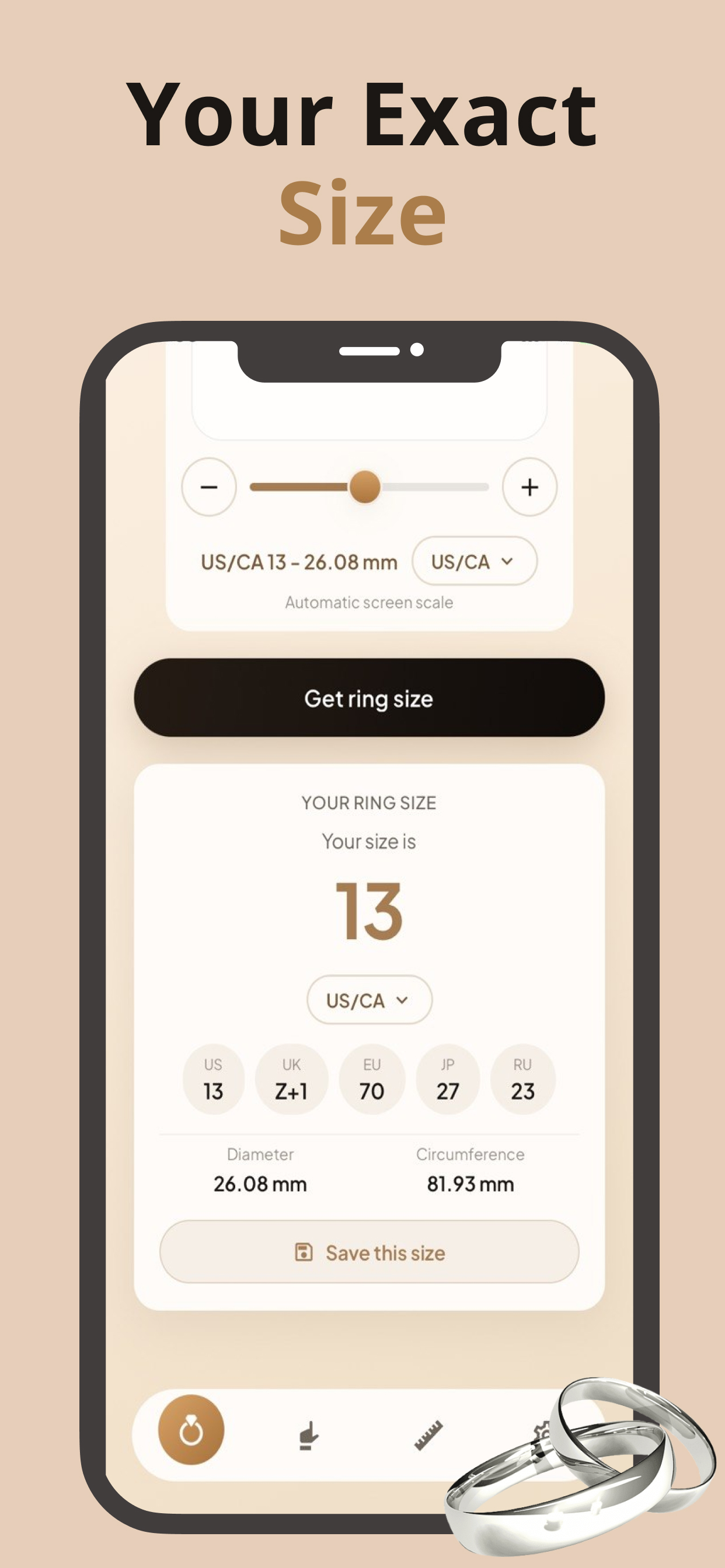 Ring Sizer: Measure Ruler screenshot 3
