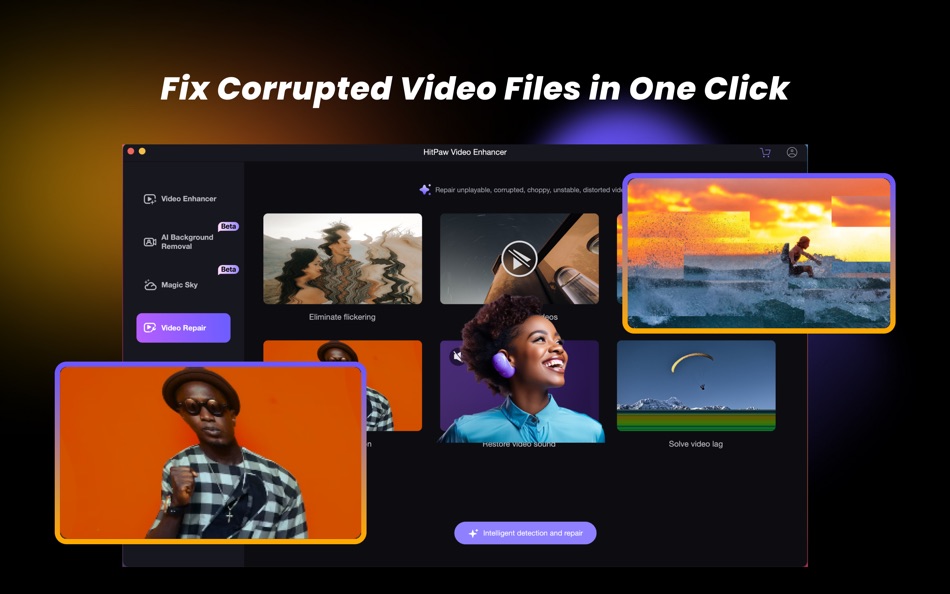 #5. HitPaw Video Enhancer (macOS) By: HITPAW CO.,LIMITED