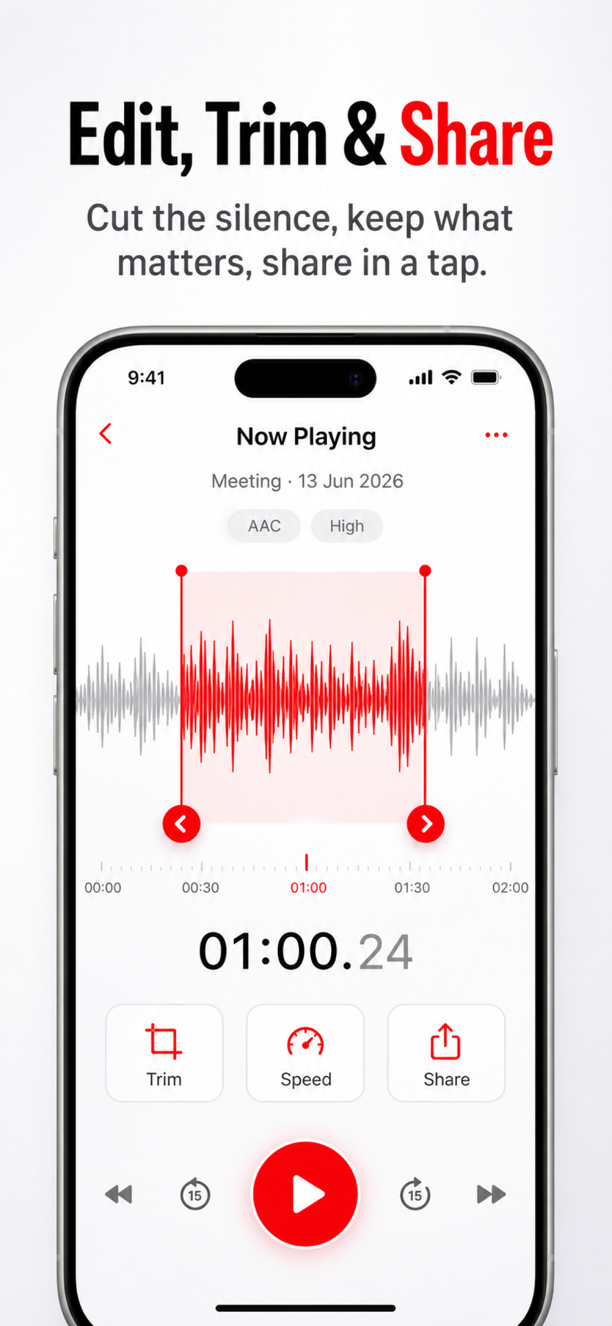 Easy Voice Recorder: Audio App screenshot 5